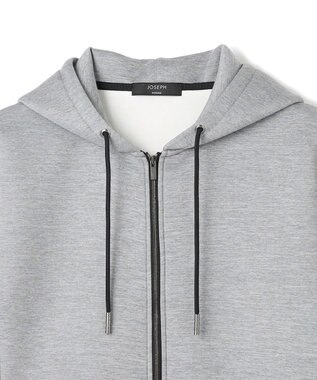 JOSEPH HOMME チュウイージャージー　ジップアップパーカー ライトグレー系