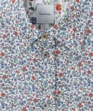 Paul Smith リバティプリント 半袖シャツ オフホワイト