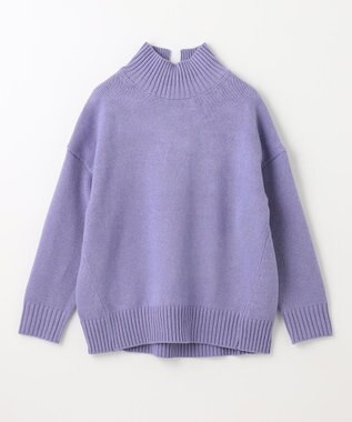 ANY ラムウールバックテイルニット ラベンダー