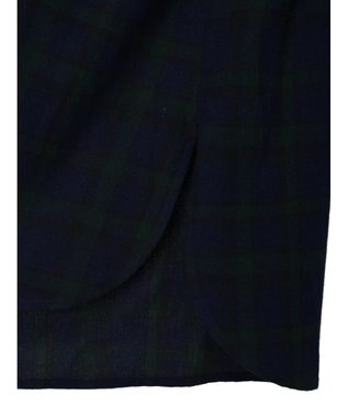 Green Parks ネルチェックシャツ Black Watch Green