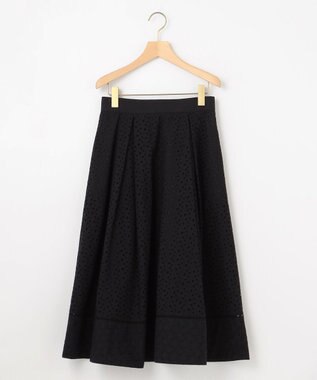 組曲 S エンブロイダリーレース スカート ブラック系