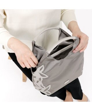 IBIZA イルミナード　ハンドバッグ ライトグレー