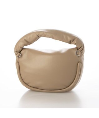 UNBILLION カシュカシュ cachecache / ハーフムーンワンハンドルミニショルダー ベージュ