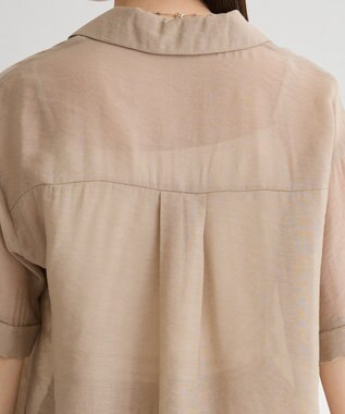 Green Parks ＳＥＴ２点　シャツスカートセットアップ Beige