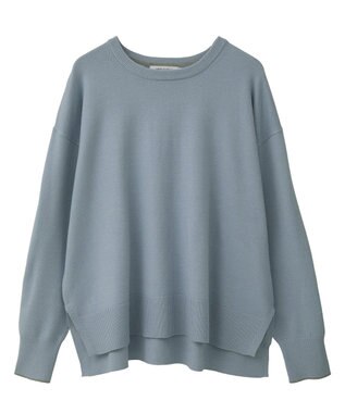 AMERICAN HOLIC バイパチクルーネックニットプルオーバー Light Blue
