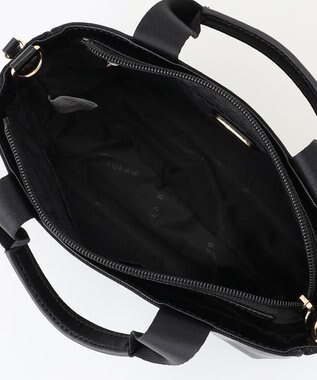 LA BAGAGERIE 【コットン×ポリウレタン】シャイニーミニマムトート ブラック