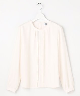 J.PRESS LADIES S ヌーディスバックサテン ブラウス アイボリー系