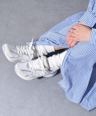 Bridget Birkin 【VINCULUM】スエードコンビレースアップスニーカー ホワイト