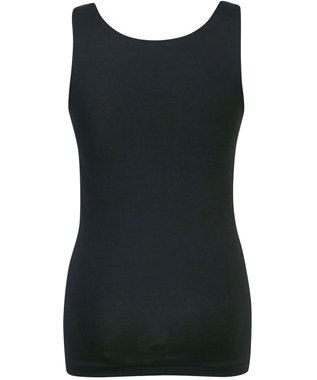 Wing あったかインナー オーガニックコットン混 やわらかくやさしい肌ざわり 【綿の贅沢オーガニック】 綿混 保温性 ノースリーブ 秋 冬 EL4131 ウイング／ワコール ブラック