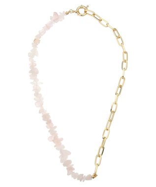 Green Parks ｅｖｅｒｙ　ｗａｌｋ．天然石ボリュームショートネックレス Gold