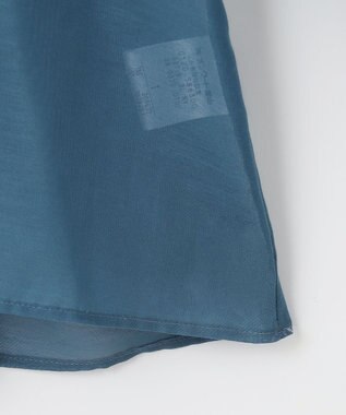 NAVE 【Nave】ブライトシアーボイル ギャザーブラウス ブルー系