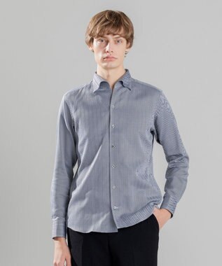 JOSEPH HOMME ツイルヘリンボンクレイジー　イタリアンカラー ブラック系1