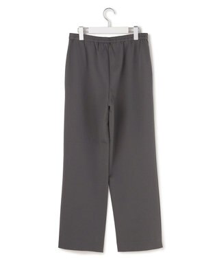 ICB ナイロンストレッチポンチ セミワイドパンツ チャコール