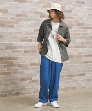 J.PRESS YORK STREET 【UNISEX】YALEブルドックプリント Tシャツ ホワイト系