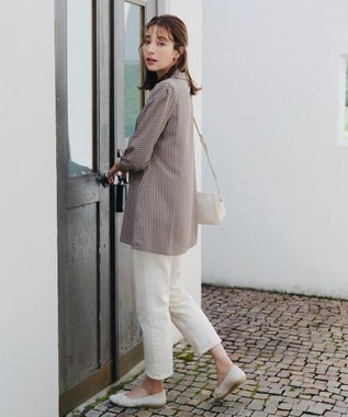 Tiaclasse 【洗える】ボウタイチュニック モカ