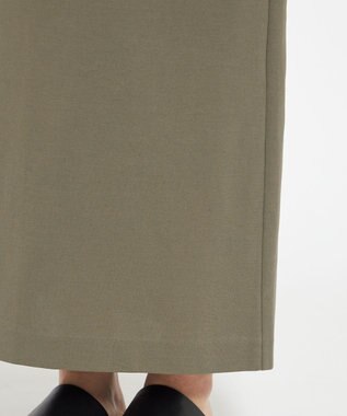 uncrave 【接触冷感・UVカット】ダブルフェイスジャージー スカート（uncrave STANDARD） オリーブ