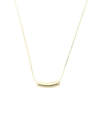 AMERICAN HOLIC 変形メタルバーネックレス Gold