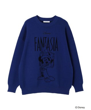 Green Parks ＦＡＮＴＡＳＩＡ／ジャガードニットプルオーバー Navy