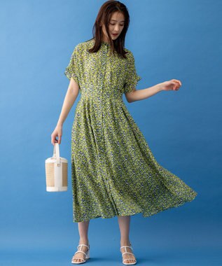 組曲 ミニフラワープリント ワンピース