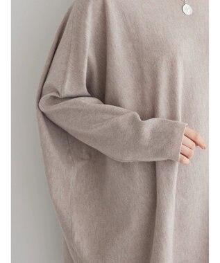 AMERICAN HOLIC バイパチポンチョライクＢＩＧニットチュニック Gray Beige