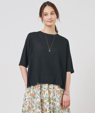 J.PRESS LADIES Vis/Pe スパーク バックプリーツ ニット