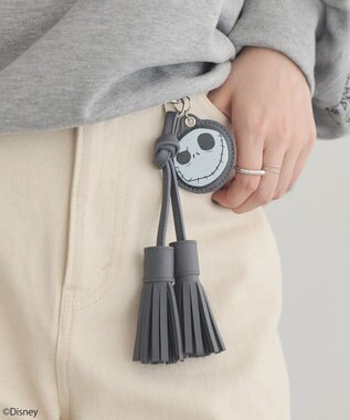 earth music&ecology ナイトメア/アソートフリンジチャーム チャコールグレー