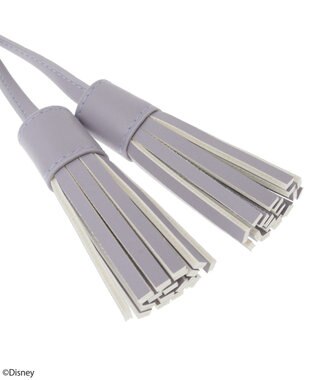 earth music&ecology ナイトメア/アソートフリンジチャーム チャコールグレー