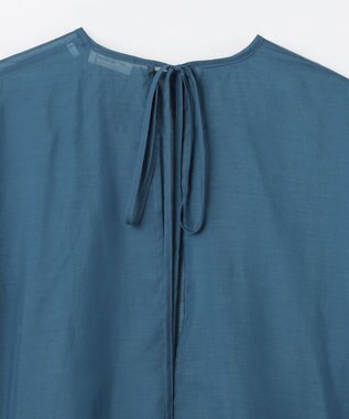 NAVE 【Nave】ブライトシアーボイル ギャザーブラウス ブルー系