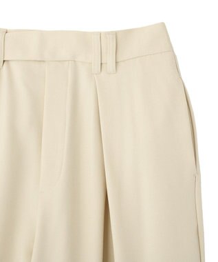 Green Parks デザインタックワイドパンツ Light Beige