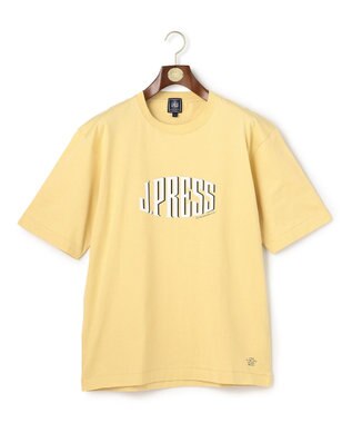 J.PRESS MEN 【J.PRESS ORIGINALS】【UNISEX】Cotton Jersey J.PRESS Logo T-Shirt イエロー系