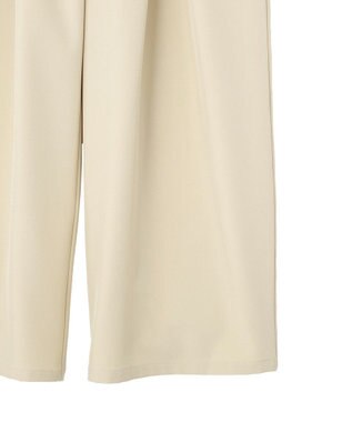 Green Parks デザインタックワイドパンツ Light Beige