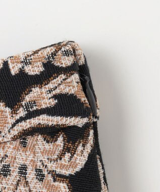 GRACE CONTINENTAL オーナメントジャガードスカート ブラック