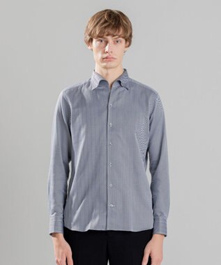 JOSEPH HOMME ツイルヘリンボンクレイジー　イタリアンカラー ブラック系1