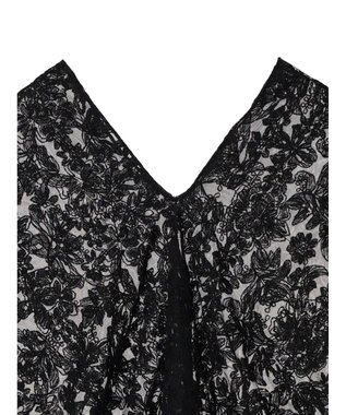 Green Parks ・ＳＵＧＡＲ　ＳＰＯＯＮ　２ｗａｙ刺繍レースベスト Black