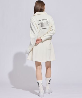 PW CIRCULUS 【WOMEN】裏毛スウェットフレアスカート ゴルフウェア レディース アイボリー系