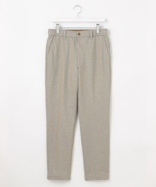 23区GOLF 【23Fondation/MEN】千鳥格子柄 ジャージーパンツ カーキ系3