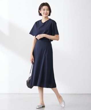 J.PRESS LADIES 【2way】ナイロンギャザー ショルダー バッグ グレー系