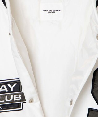 WEGO パテッドワッペンスタジャン ホワイト