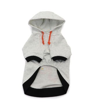 PET PARADISE Lee ビッグ ロゴ パーカー 《グレー》 小型犬  グレー