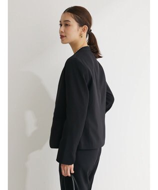 Green Parks ｅｆ－ｄｅ　ストレッチツイルカラーレスジャケット Black