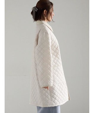 Te chichi キルティングミドルコート オフホワイト