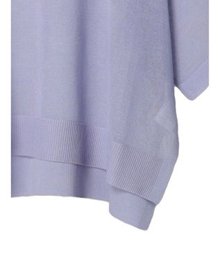 Green Parks シアーロゴニットプルオーバー Blue