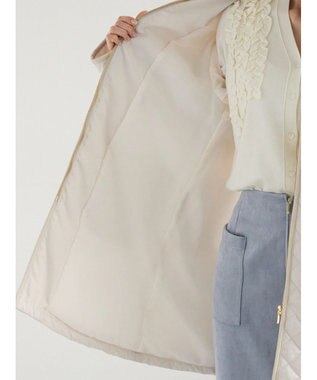 Te chichi キルティングミドルコート オフホワイト