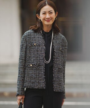 23区 【先行予約】GIOLICAツイード ジャケット