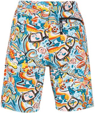 CW-X 【WOMEN】 CW-X 【CHUMS (チャムス)コラボ】 レディースボトムス ハーフパンツ はっ水(本体) UVカット率90％以上（本体） ひざ上丈 レディース LNY520 /ワコール ターコイズ