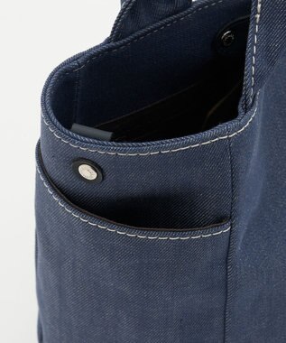 russet 【刺繍モノグラム】デニム2WAYトートバッグ(CE-1772) Indigo