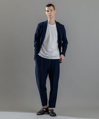 JOSEPH HOMME 【新素材】クリアコットンカノコ　クルーネックTシャツ ホワイト系