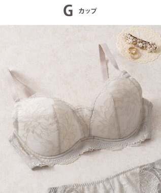 Wing Wing Lesiage 【1000シリーズ】 3/4カップブラ PB1001 ウイング／ワコール ベージュ