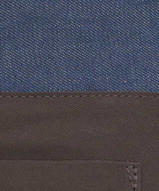 russet 【刺繍モノグラム】デニム2WAYトートバッグ(CE-1772) Indigo