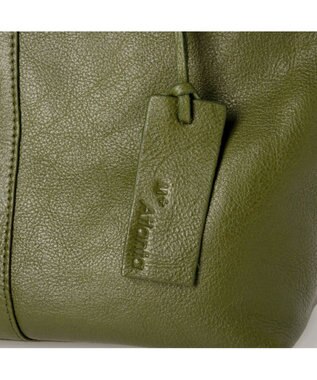 UNBILLION アトランタ ATLANTA / 牛革ハトメあおりトートS グリーン